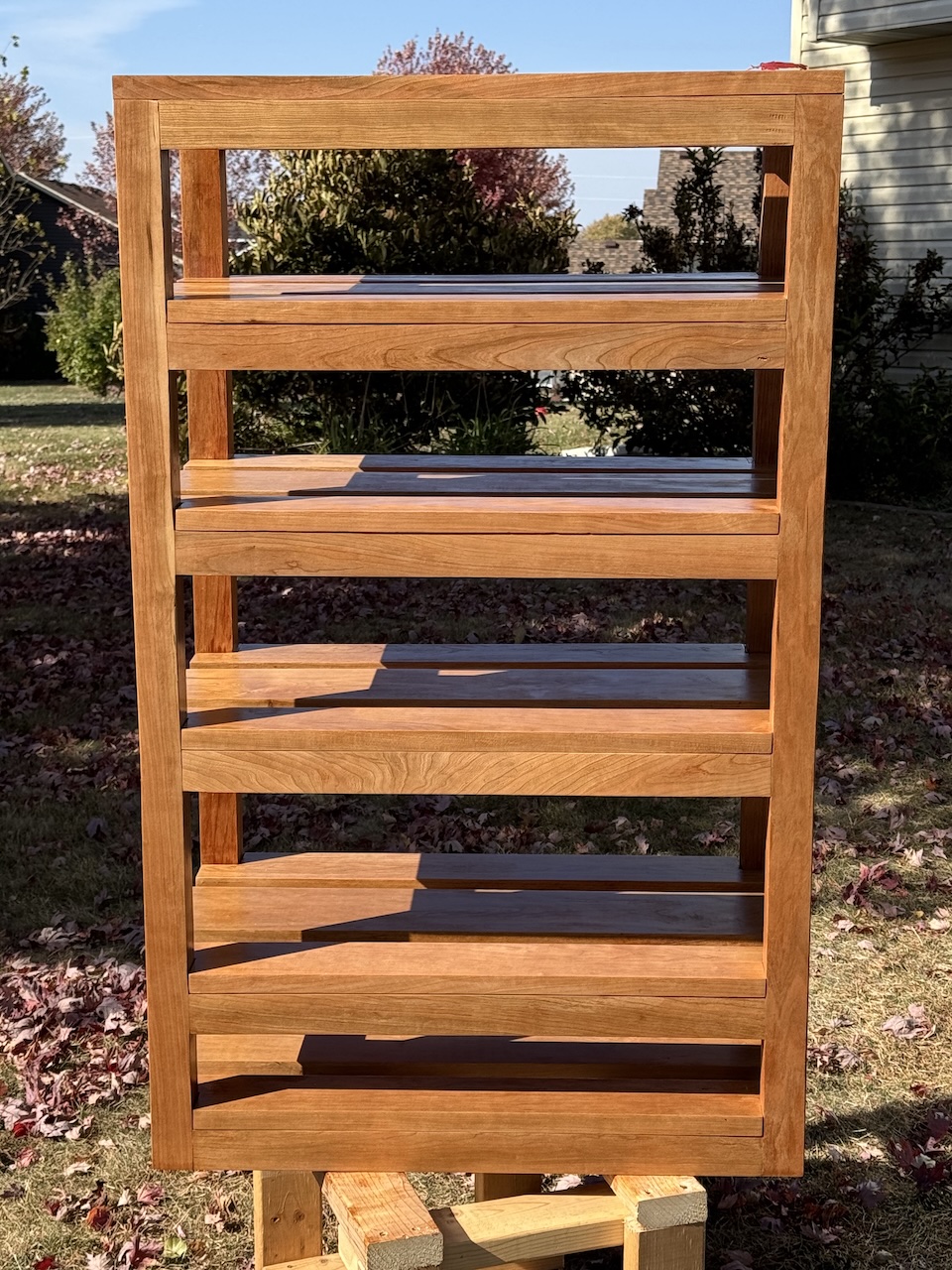 Second, smaller audio shelf